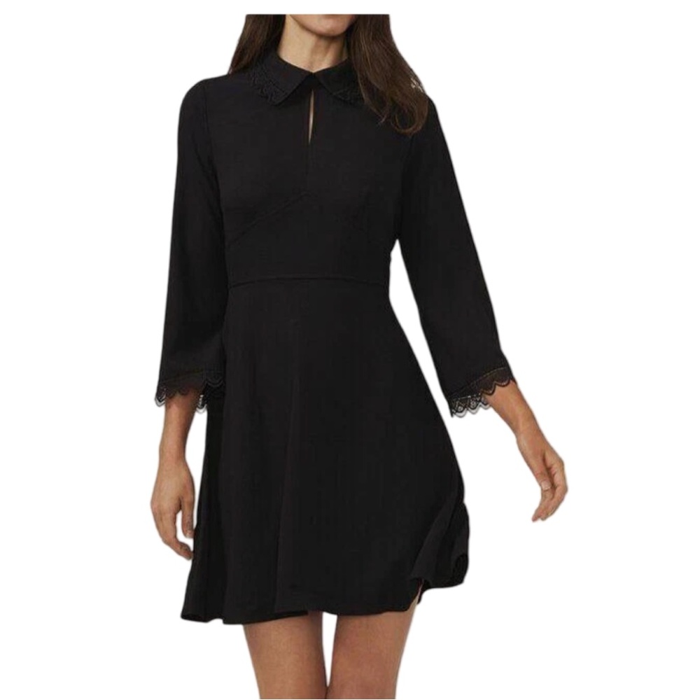 CeCe Black Long Sleeve Dress